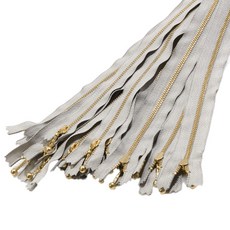 YKK 金色拉鍊 1 30cm, 淺灰色, 25個