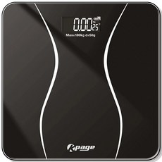 K page 智能體重計, KPS-180BK, 黑色