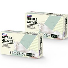 Tapex 丁腈手套 100入, 白色, 中(M), 2個