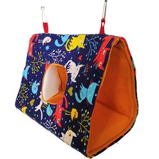 鳥用四季帆布鸚鵡鳥巢 三角形A型 中, 2號, 1個