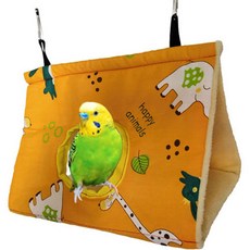 조류용 사계절 캔버스 앵무새 새둥지 삼각형 A형 소, 6번, 1개