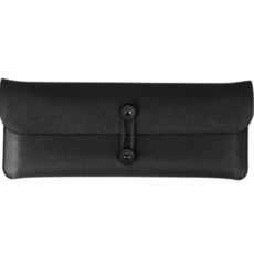 Keychron K3/K3 PRO/K12 Saffiano 皮革旅行收納包, 黑色