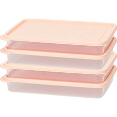 이지앤프리 이지킵 프리즈팩 냉동실 정리용기 피치 2500ml, 1개입, 4개