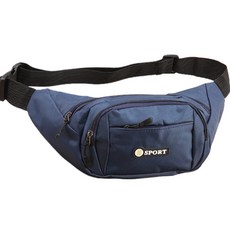 Tingall 戶外休閒男女通用腰包, 藍色
