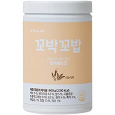 VIVLIV 蛋白奶昔粉 麵茶穀物口味, 600g, 1罐