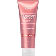 KUNDAL 昆黛爾 蛋白質受損修護免沖洗護髮乳 依蘭依蘭香, 1條, 250ml