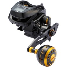 Abu Garcia Saltystyle T2 DLC測水深檢查水滴捲軸黑鯛左手柄, 單品, 黑+黃