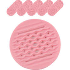 그린피티 원형 화분 깔망 핑크, 100개