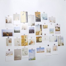 室內牆面裝飾道具藝術照片 30入, 單一顏色