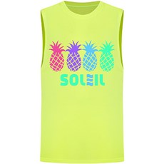 soleil 男士雪酪派茵寬鬆版防曬背心上衣