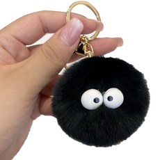 River Fox Bodeuri 車用除塵撣兩用鑰匙圈, 1個, 黑色