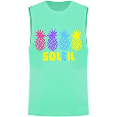 soleil 女款雪酪U領寬鬆版型防磨背心