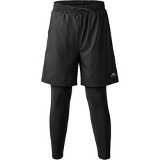 koogi adventure 男款兩件式沙灘短褲9分緊身褲 KT-Q7511