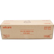 wiicare 氧化生物分解捲筒袋 小 17cm x 25cm, 小(S), 200入, 1個