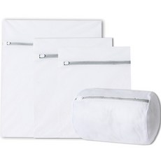 PDS Living 薄款網眼洗衣袋4件組, 灰色, 1套