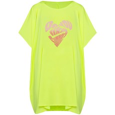 soleil 女款夏季Love寬鬆版防曬斗篷上衣