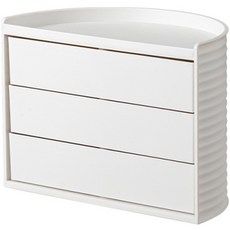 EVER HOUSE 桌上型旋轉抽屜收納盒, 白色, 1個