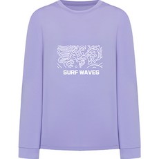 soleil 男款衝浪波浪寬鬆版長袖防磨泳衣上衣