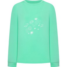 솔레일 여성용 라인워크 루즈핏 긴팔 스윔 래쉬가드 상의