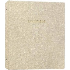 J&H Soulmate 空白自黏布面相簿 中, 25張, 金色