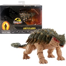 MATTEL 美泰兒 美泰侏羅紀世界哈蒙德系列甲龍可動玩偶, 17.8cm, 混色