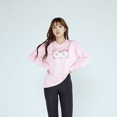 솔레일 여성용 아울 루즈핏 체형커버 래쉬가드 상의