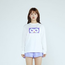 soleil 女款Owl寬鬆版型修飾身形防磨衣上衣