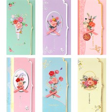 From&To Rosemoor 紅包袋6件組 FB229, 混合色, 1套