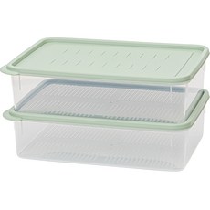 EASY&FREE Easy Keep Freeze Pack 冷凍庫整理盒 橄欖綠 5000ml, 1入, 2個