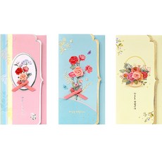 From&To Rosemoor 紅包袋3件組 FB229-456, 混色, 1套