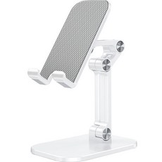 아필코 하이브리드 휴대폰 태블릿 거치대, 화이트, 1개