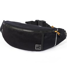 gentlwuff 狗狗 Work Hard 散步腰包, 黑色