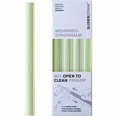 sliderstraw 短版 綠色, 4入, 1個