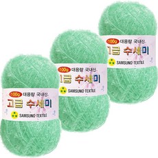 Yarna 大捲菜瓜布編織線 100g, 133 軟薄荷, 3個