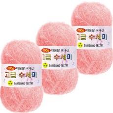 Yarna 大捲菜瓜布編織線 100g, 147 淡粉色, 3個