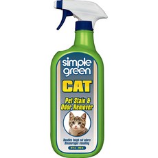 simple green 新波綠 貓咪汙漬異味去除除臭劑, 946ml, 1個