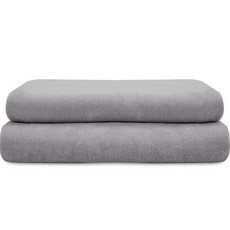 강블리 반려동물 라이프 블링 펫 뽀송 타월, 그레이, 1개