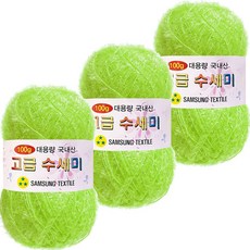 Yarna 大捲菜瓜布編織線 100g, 144 石灰, 3個