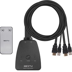Nextu 2:1 USB HDMI 2.0 線材一體式 KVM 切換器, 7912KSW