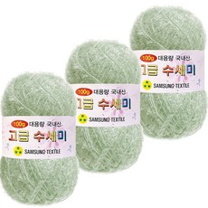 Yarna 大捲菜瓜布編織線 100g, 162 綠茶薄荷, 3個