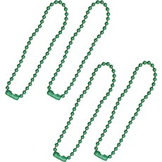 ButtonKing 彩色軍牌鏈, 4個, 綠色