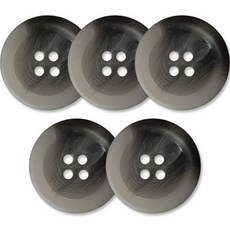 동대문단추왕 고급 무광 코트 가디건 단추 LGY플러스 28mm, 그레이, 5개