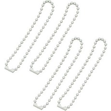 ButtonKing 彩色軍牌鏈, 4個, 灰色