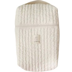 my little daisy 絎縫防水尿布奶瓶收納包, 象牙白