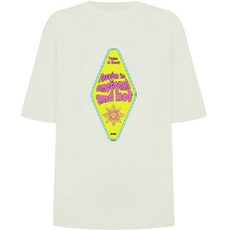 솔레일 여성용 트로피칼 비치 루즈핏 래쉬가드 반팔 상의