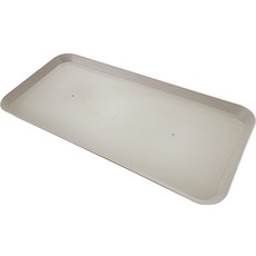 Hwabunworld 多用途現代風方盆800花盆託盤, 深米色, 1個