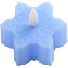 Mostick 雪花彩色LED燭光, 藍色