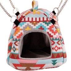 Petflow 幾何圖案舒適巢穴型半圓小動物躲藏處 L, 3, 1個
