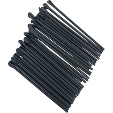 Tinapicnic 吸管冰沙 黑色, 500個, 1套