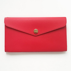 Merry Makers 貨幣護照貼紙旅行同志錢包製作套組, 紅色(不含手腕帶), 1入